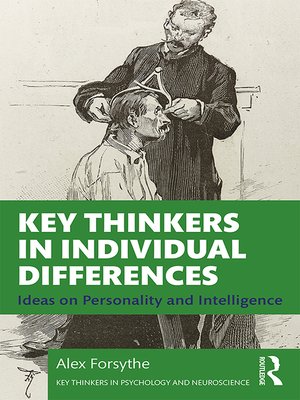 cover image of Key Thinkers in Individual Differences